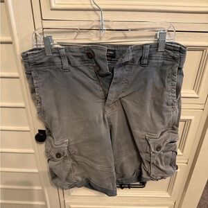 American Eagle Outfitters Men's Charcoal Cargo Shorts